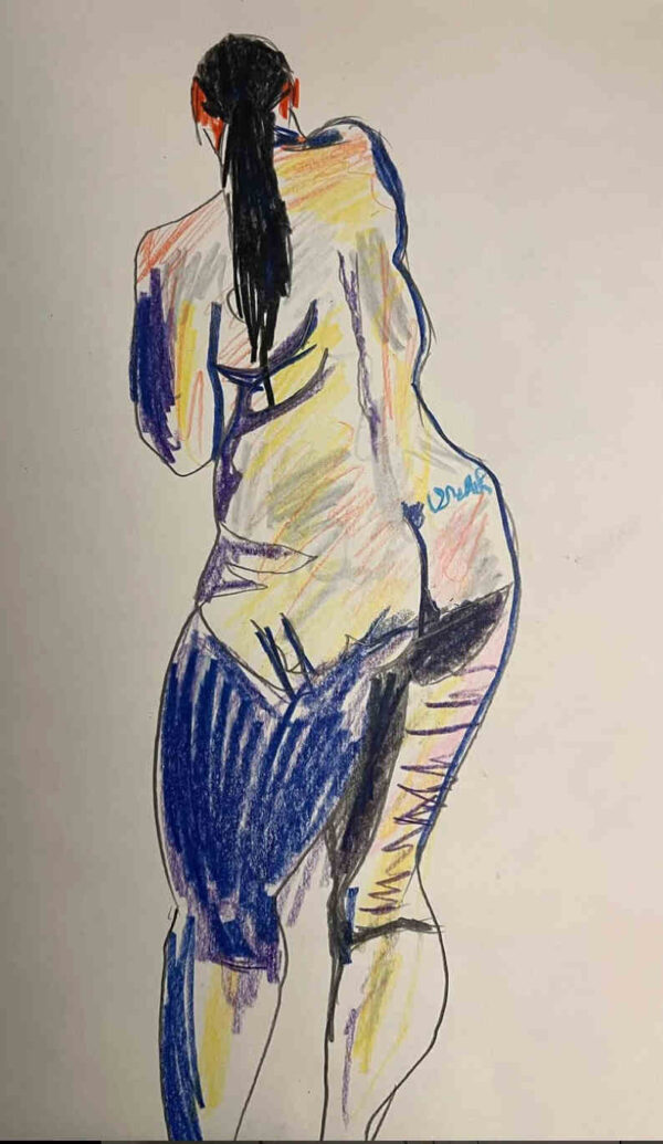 Coloured woman